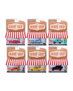 "The Hobby Shop" Set of 6 pieces Series 7 1/64 Diecast Model Cars by Greenlight