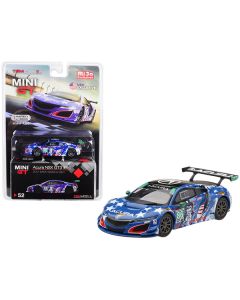 Acura NSX GT3 #86 "Uncle Sam" 2017 IMSA Watkins Glen Limited Edition to 3600 pieces Worldwide 1/64 Diecast Model Car by Mini GT