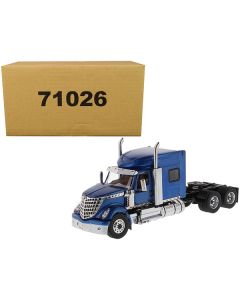 International LoneStar Sleeper Cab Truck Tractor Blue 1/50 Diecast Model by Diecast Masters