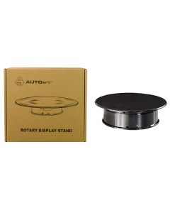 Rotary Display Turntable Stand Small 8 Inches with Black Top for 1/64, 1/43, 1/32, 1/24 Scale Models by Autoart