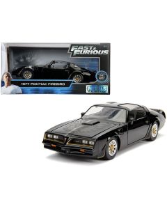 Tego’s 1977 Pontiac Firebird Black "Fast & Furious" Movie 1/24 Diecast Model Car by Jada