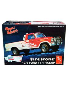 Skill 2 Model Kit 1978 Ford 4x4 Pickup Truck "Firestone Super Stones" 1/25 Scale Model by AMT