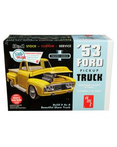 Skill 2 Model Kit 1953 Ford Pickup Truck "Trophy Series" 3 in 1 Kit 1/25 Scale Model by AMT