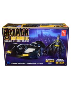 Skill 2 Model Kit Batmobile with Resin Batman Figurine "Batman" (1989)  1/25 Scale Model by AMT