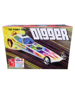 Skill 2 Model Kit Digger Dragster "The Funny Fueler" 1/25 Scale Model by AMT