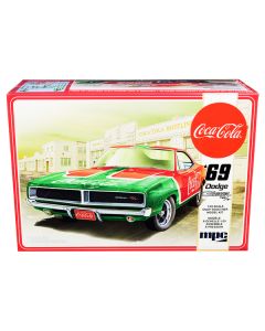 Skill 3 Snap Model Kit 1969 Dodge Charger RT "Coca-Cola" 1/25 Scale Model by MPC