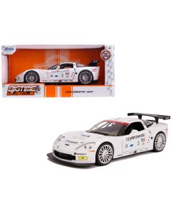 2005 Chevrolet Corvette C6-R #3 Olivier Beretta - Oliver Gavin "Compuware" White "Bigtime Muscle" 1/24 Diecast Model Car by Jada