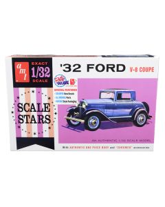 Skill 2 Model Kit 1932 Ford V-8 Coupe "Scale Stars" 1/32 Scale Model by AMT