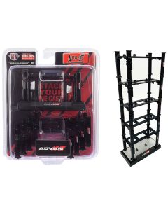 Stackable Diecast Auto-Lifts 5 piece Set "ADVAN Yokohama" for 1/64 Scale Model Cars by M2 Machines