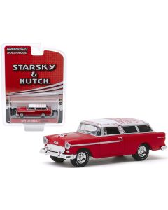 1955 Chevrolet Nomad Red with White Top "Starsky and Hutch" (1975-1979) TV Series "Hollywood Special Edition" 1/64 Diecast Model Car by Greenlight