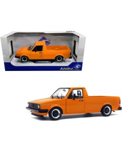 1982 Volkswagen Caddy MKI Pickup Truck Custom Orange 1/18 Diecast Model Car by Solido