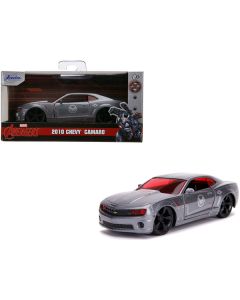 2010 Chevrolet Camaro Silver "War Machine" "Avengers" "Marvel" Series 1/32 Diecast Model Car by Jada