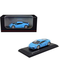 Lamborghini Huracan Coupe Light Blue 1/64 Diecast Model Car by Kyosho