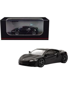 Honda NSX RHD (Right Hand Drive) Black 1/64 Diecast Model Car by Kyosho