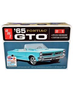 Skill 2 Model Kit 1965 Pontiac GTO 2-in-1 Kit 1/25 Scale Model by AMT