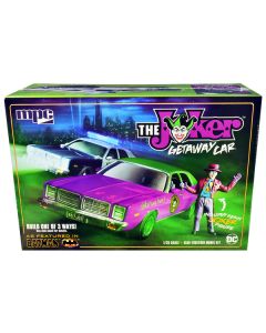 Skill 2 Model Kit 1977 Dodge Monaco with Joker Resin Figurine "Batman" 3-in-1 Kit 1/25 Scale Model by MPC