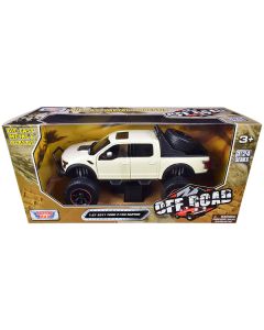 2017 Ford F-150 Raptor Off-Road Pickup Truck Cream 1/27 Diecast Model Car by Motormax