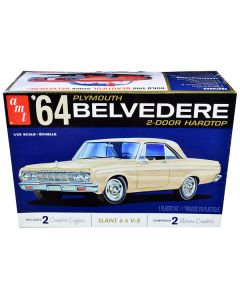 Skill 2 Model Kit 1964 Plymouth Belvedere Coupe Hardtop 1/25 Scale Model by AMT