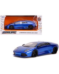 Lamborghini Murcielago LP640 Candy Blue "Hyper-Spec" 1/24 Diecast Model Car by Jada