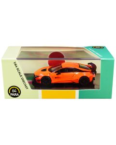 BMW i8 Liberty Walk Orange 1/64 Diecast Model Car by Paragon