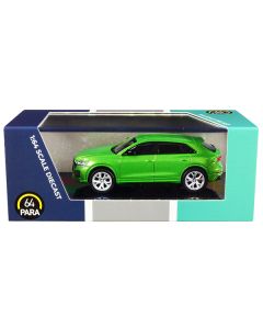 Audi RS Q8 Java Green Metallic 1/64 Diecast Model Car by Paragon