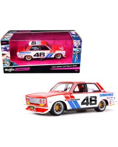 Datsun 510 #46 "Simoniz" BRE (Brock Racing Enterprises) "Tokyo Mod" 1/24 Diecast Model Car by Maisto