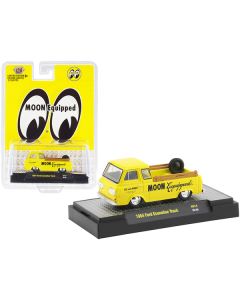 1964 Ford Econoline Pickup Truck "Moon Equipped" Bright Yellow Limited Edition to 8250 pieces Worldwide 1/64 Diecast Model Car by M2 Machines