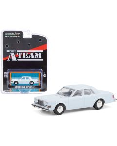 1981 Dodge Diplomat Light Blue "The A-Team" (1983-1987) TV Series "Hollywood Special Edition" 1/64 Diecast Model Car by Greenlight