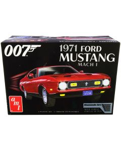 Skill 2 Model Kit 1971 Ford Mustang Mach 1 (James Bond 007) "Diamonds are Forever" (1971) Movie 1/25 Scale Model by AMT