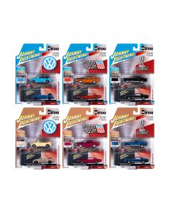 Johnny Lightning Collector's Tin 2020 Set of 6 Cars Release 3 1/64 Diecast Model Cars by Johnny Lightning