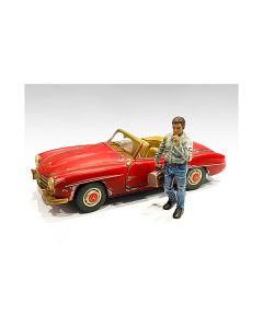 Auto Mechanic Chain Smoker Larry Figurine for 1/18 Scale Models by American Diorama