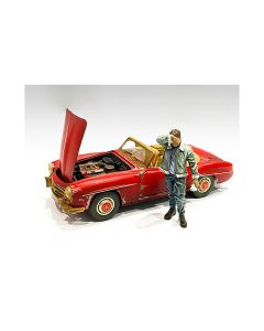 Auto Mechanic Sweating Joe Figurine for 1/18 Scale Models by American Diorama