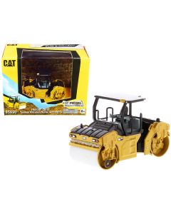 CAT Caterpillar CB-13 Tandem Vibratory Roller with ROPS "Play & Collect!" Series 1/64 Diecast Model by Diecast Masters