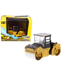 CAT Caterpillar CB-13 Tandem Vibratory Roller with Cab "Play & Collect!" Series 1/64 Diecast Model by Diecast Masters