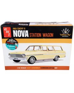 Skill 2 Model Kit 1963 Chevrolet II Nova Station Wagon "Craftsman Plus Series" 1/25 Scale Model by AMT