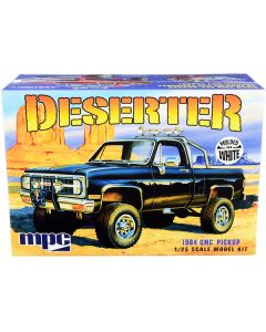 Skill 2 Model Kit 1984 GMC Pickup Truck (Molded in White) "Deserter" 1/25 Scale Model by MPC