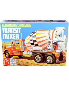 Skill 3 Model Kit Kenworth / Challenge Transit Cement Mixer Truck 1/25 Scale Model by AMT