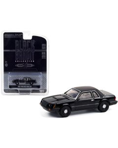 1982 Ford Mustang SSP "Black Bandit Police" "Black Bandit" Series 24 1/64 Diecast Model Car by Greenlight