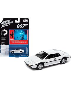 Lotus Esprit S1 White (James Bond 007) "The Spy Who Loved Me" (1977) Movie "Pop Culture" Series 1/64 Diecast Model Car by Johnny Lightning