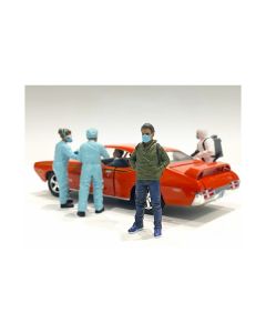 Hazmat Crew Figurine V for 1/18 Scale Models by American Diorama