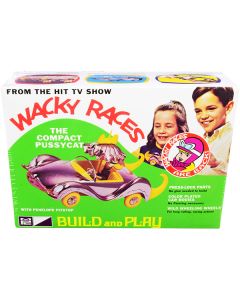 Skill 2 Snap Model Kit The Compact Pussycat with Penelope Pitstop Figurine "Wacky Races" (1968) TV Series 1/25 Scale Model by MPC