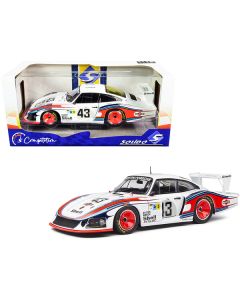 Porsche 935 RHD (Right Hand Drive) "Moby Dick" #43 Manfred Schurti - Rolf Stommelen "Martini Racing Porsche System" 24H of Le Mans (1978) "Competition" Series 1/18 Diecast Model Car by Solido