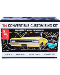 Skill 2 Model Kit 1964 Oldsmobile Cutlass F-85 Convertible 3-in-1 Kit 1/25 Scale Model by AMT