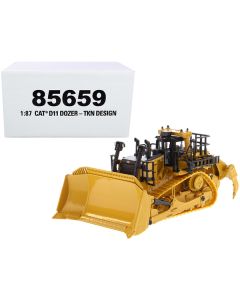 CAT Caterpillar D11 Track-Type Tractor Dozer TKN Design "High Line" Series 1/87 (HO) Scale Diecast Model by Diecast Masters