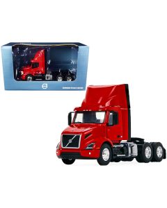 Volvo VNR 300 Day Cab with Roof Fairing Truck Tractor Crossroad Red 1/50 Diecast Model by First Gear