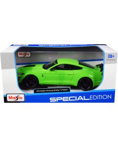 2020 Ford Mustang Shelby GT500 Bright Green 1/24 Diecast Model Car by Maisto