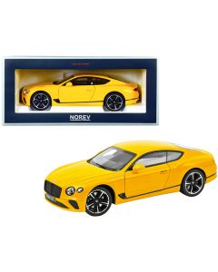 2018 Bentley Continental GT Monaco Yellow 1/18 Diecast Model Car by Norev