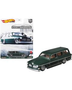 Volvo P220 Amazon Wagon Dark Green "Fast Wagons" Series Diecast Model Car by Hot Wheels