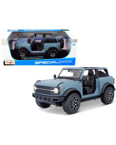 2021 Ford Bronco Badlands Blue "Special Edition" 1/18 Diecast Model Car by Maisto