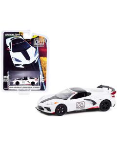 2020 Chevrolet Corvette C8 Stingray White and Black "Road America Official Pace Car" "Hobby Exclusive" 1/64 Diecast Model Car by Greenlight